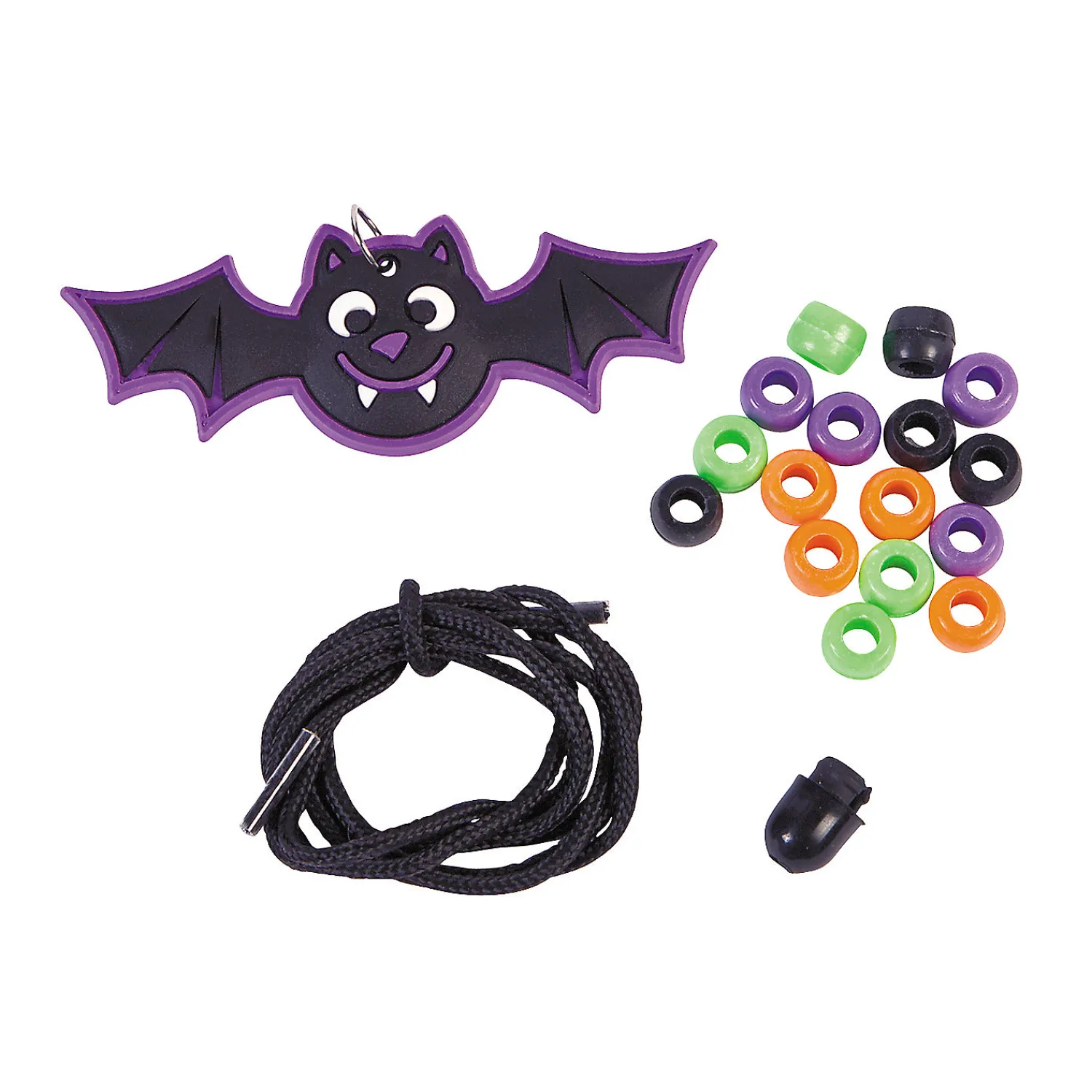 halloween_bat_necklace_cr_1.webp Halloween Bat Necklace Craft Kit - Makes 12<Oriental Trading Best