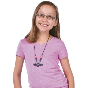 Halloween Bat Necklace Craft Kit - Makes 12<Oriental Trading Best