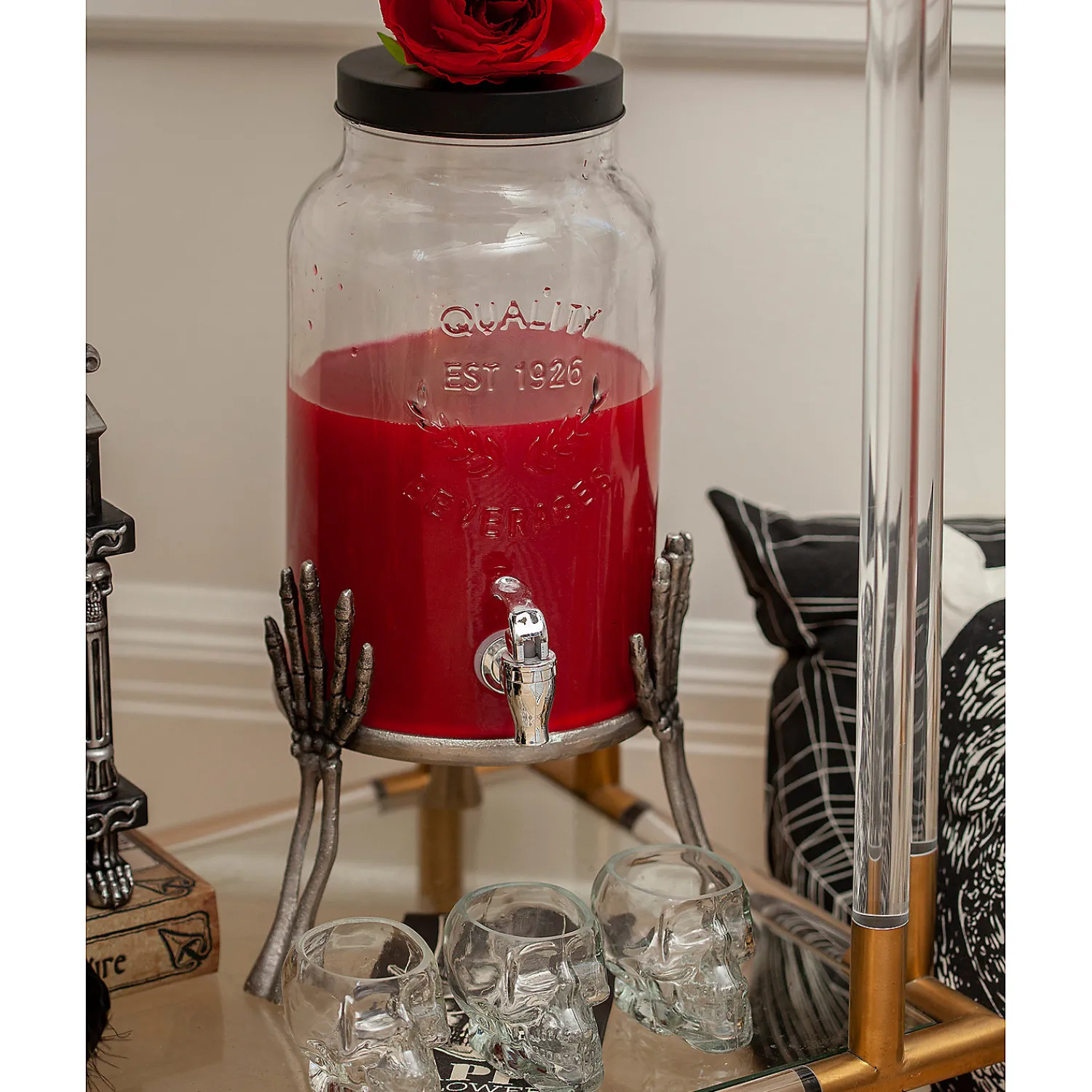 halloween_drink_dispenser_2.webp Halloween Drink Dispenser Stand<Oriental Trading New