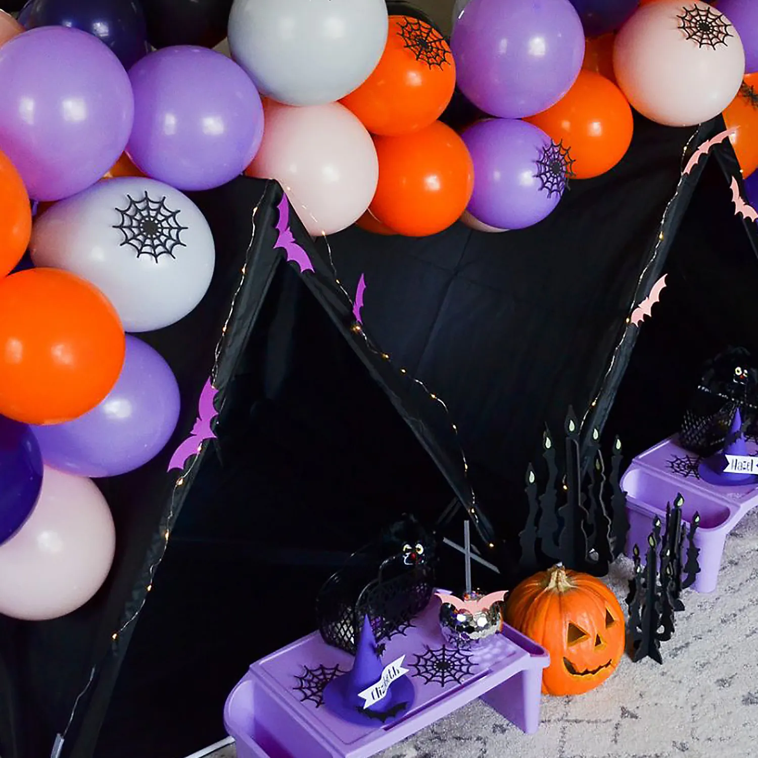 halloween_fuzzy_black_stu_3.webp Oriental Trading Stuffed Animals & Plush Toys*Halloween Fuzzy Black Stuffed Spiders - 12 Pc.