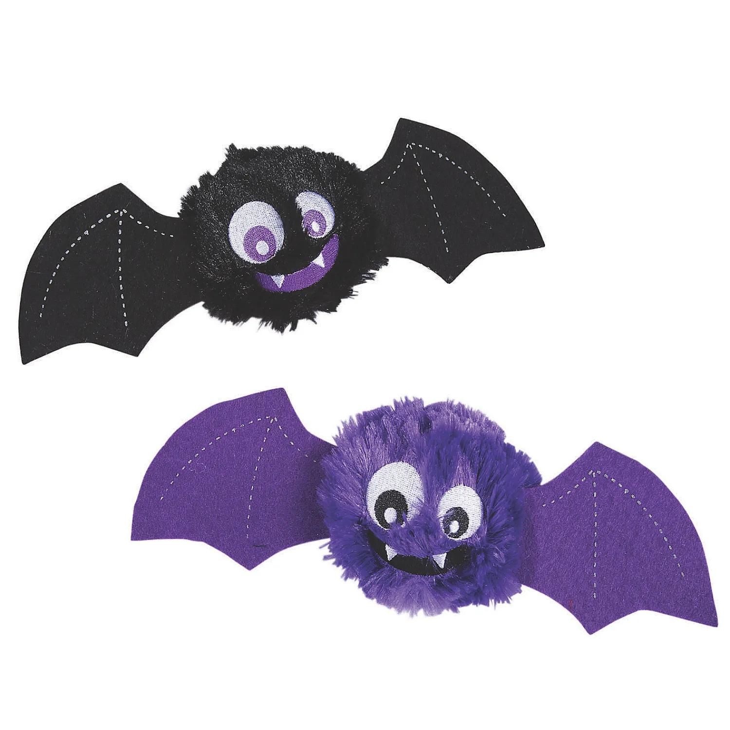 halloween_fuzzy_stuffed_b_0-1.webp Oriental Trading Stuffed Animals & Plush Toys*Halloween Fuzzy Stuffed Bat Bouncing Balls - 12 Pc.