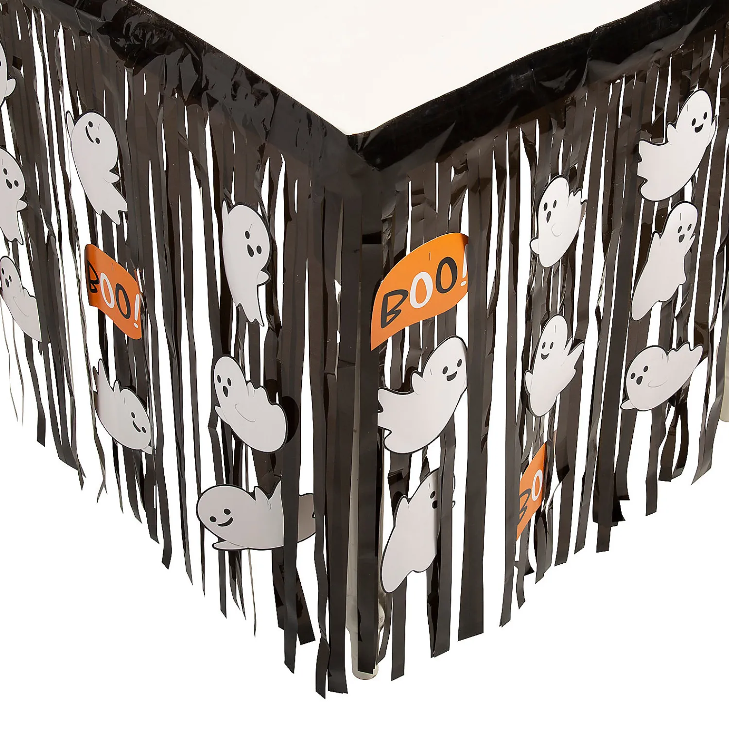 halloween_ghost_fringe_ta_0.webp Halloween Ghost Fringe Table Skirt<Oriental Trading Shop