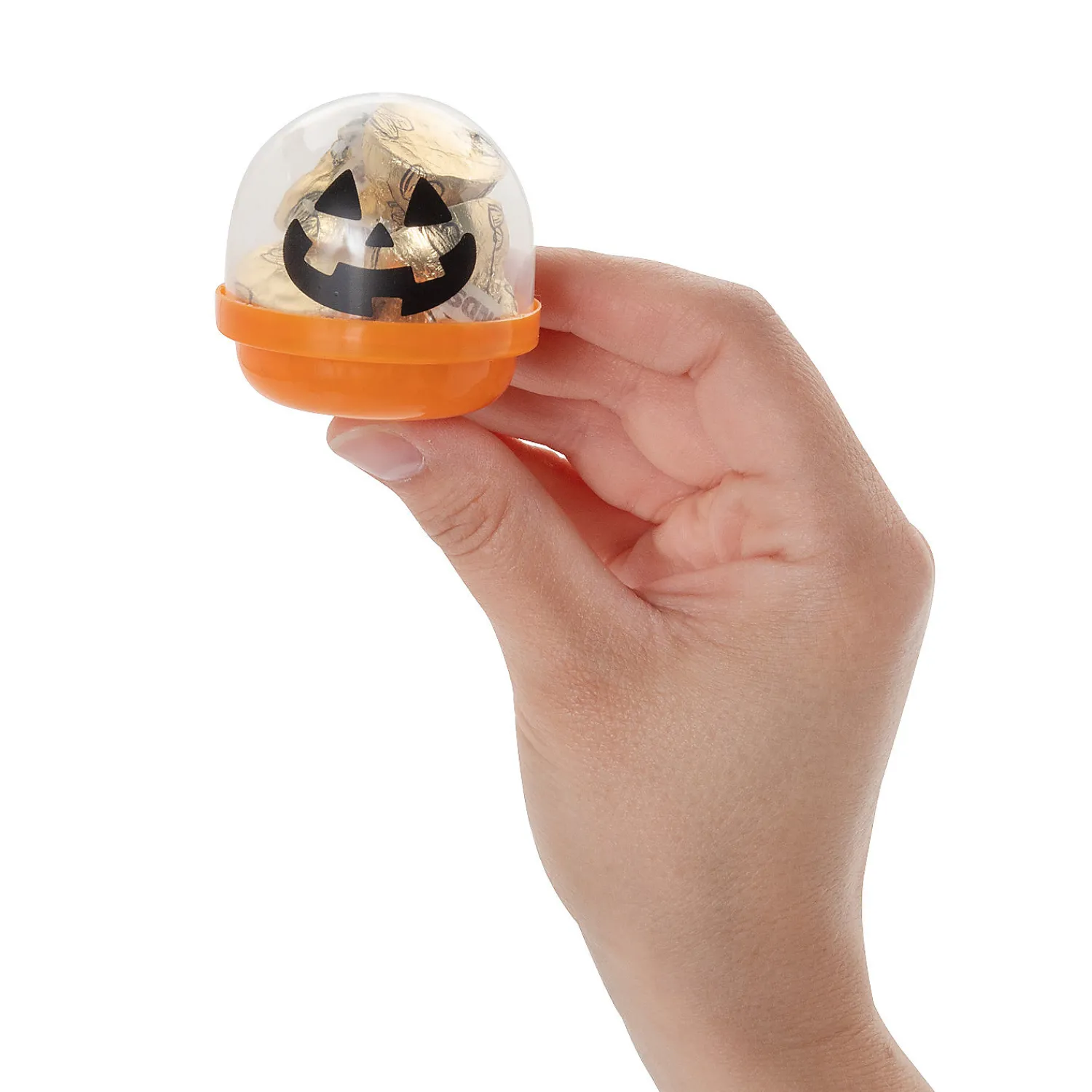 halloween_jackolantern_bp_1.webp Halloween Jack-O'-Lantern Bpa-Free Plastic Favor Capsules - 12 Pc.<Oriental Trading Online