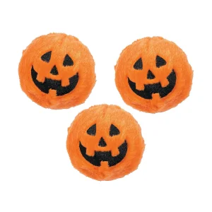 Halloween Jack-O'-Lantern Stuffed Bouncy Balls - 12 Pc.<Oriental Trading Cheap