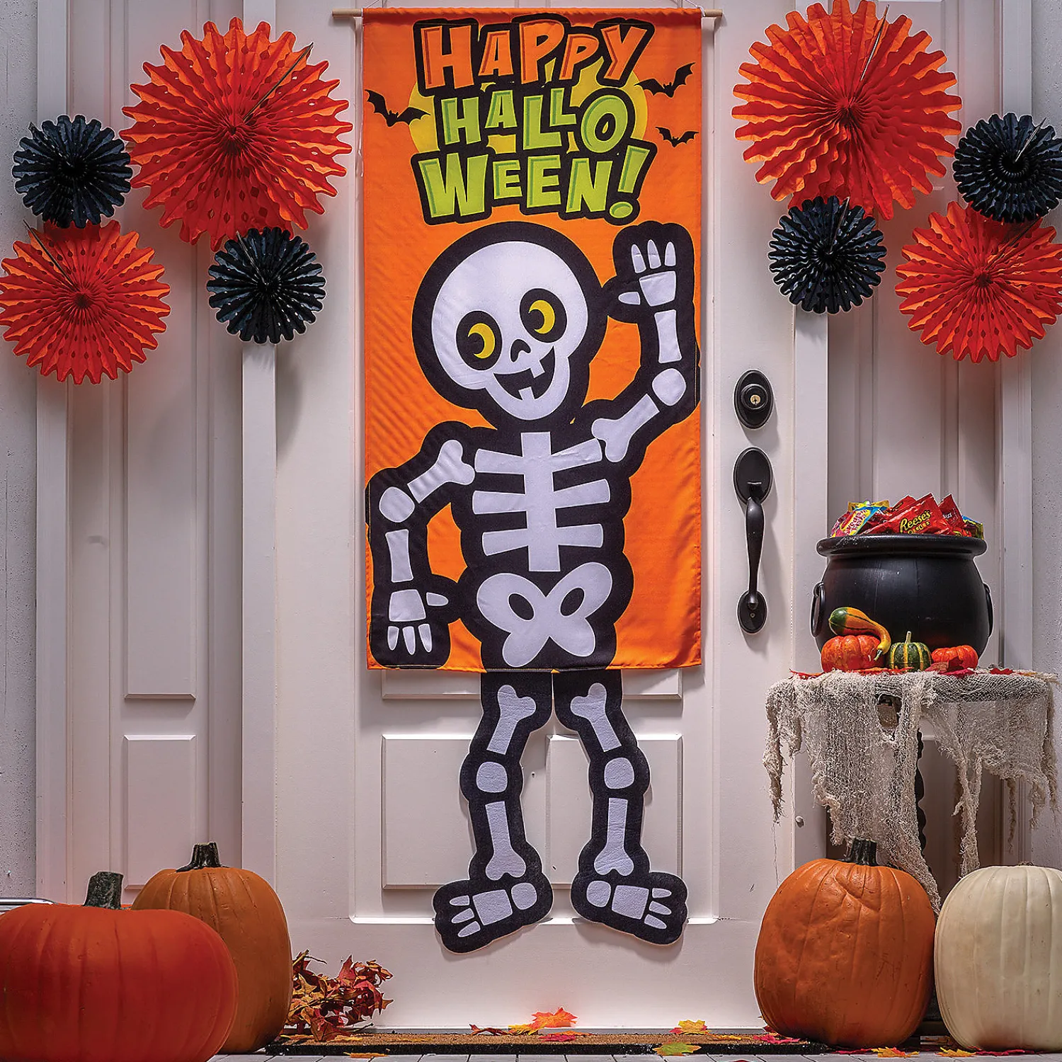 halloween_skeleton_dangle_0.webp Halloween Skeleton Dangle Leg Door Sign<Oriental Trading Best