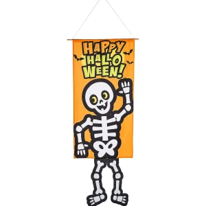 Halloween Skeleton Dangle Leg Door Sign<Oriental Trading Best
