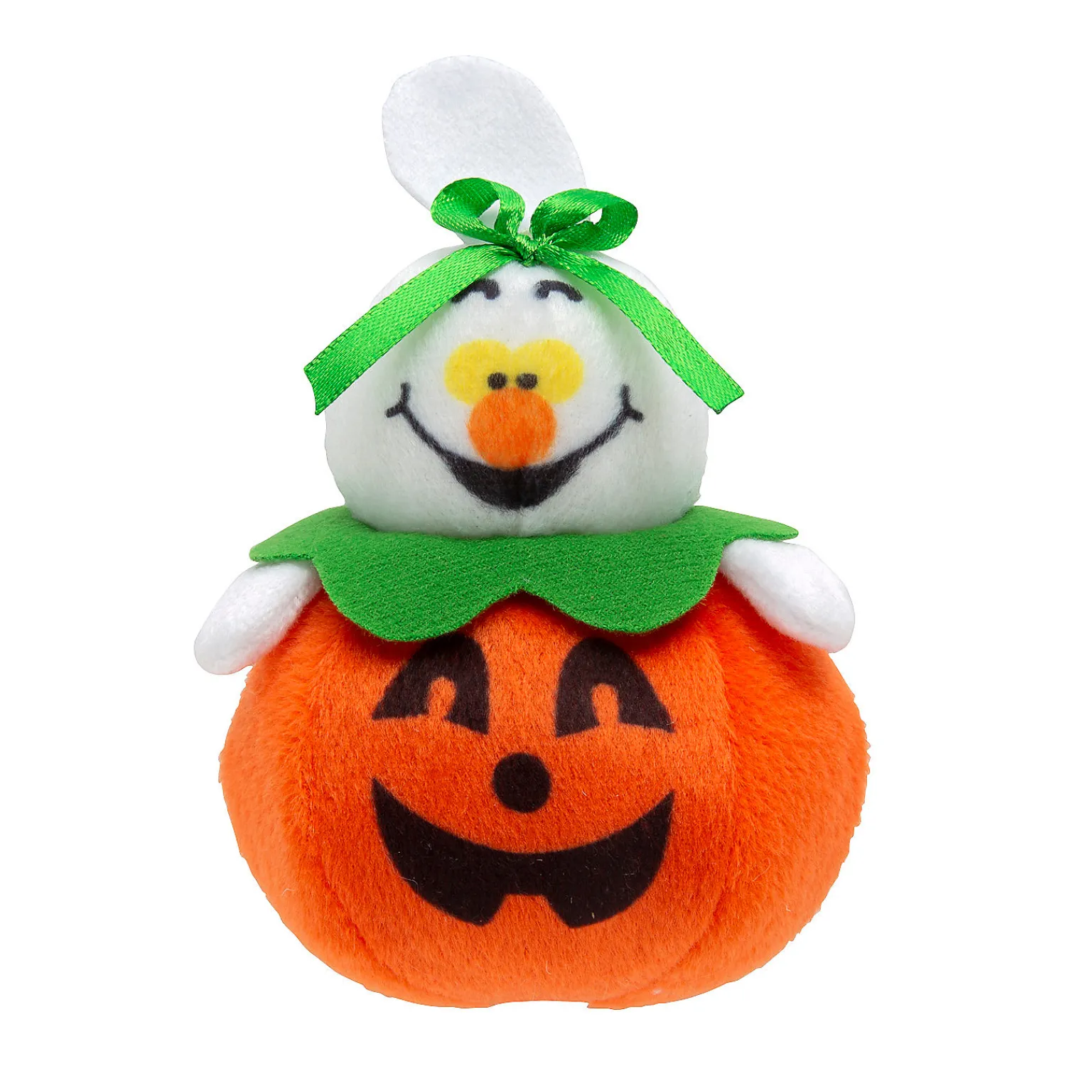 halloween_stuffed_ghosts__0.webp Oriental Trading Stuffed Animals & Plush Toys*Halloween Stuffed Ghosts In Jack-O'-Lanterns - 12 Pc.