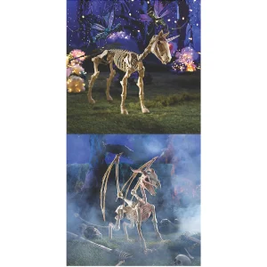 Halloween Unicorn & Dragon Skeleton Decorations<Oriental Trading Cheap