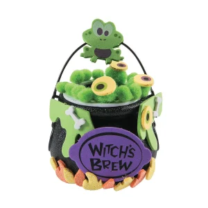Halloween Witch Cauldron Craft Kit - Makes 12<Oriental Trading New