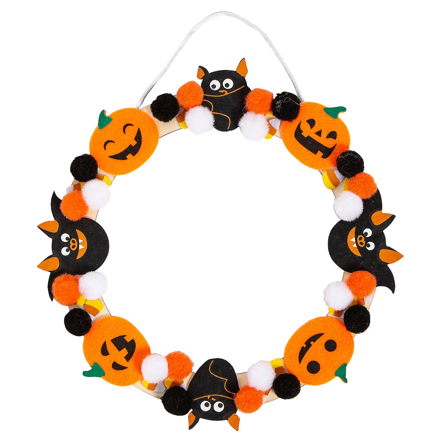 halloween_wreath_craft_ki_0.webp Halloween Wreath Craft Kit - Makes 12<Oriental Trading Clearance