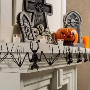 Hanging Bat Skeleton Halloween Decorations - 6 Pc.<Oriental Trading Best Sale