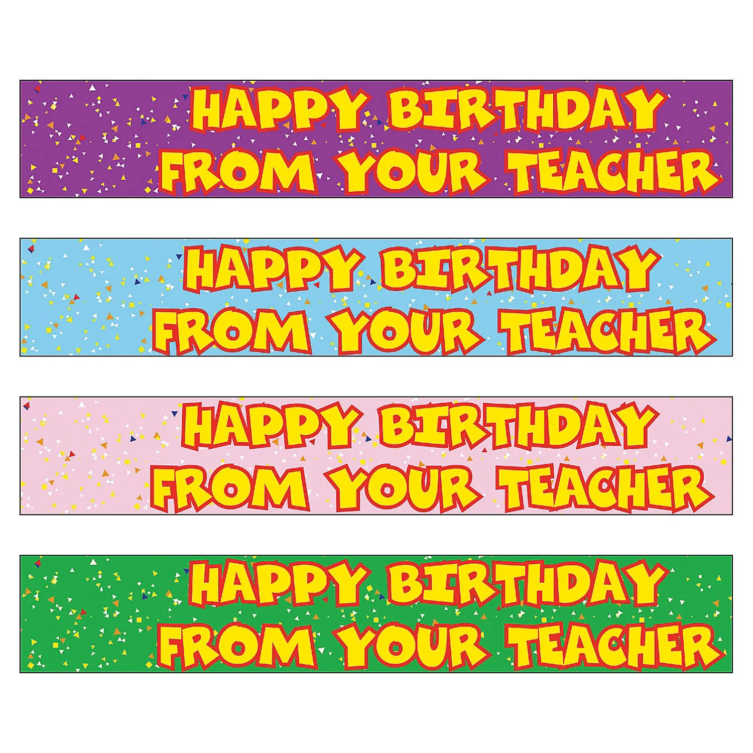 happy_birthday_from_your__1.webp Oriental Trading Pencils*Happy Birthday From Your Teacher Pencils - 24 Pc.