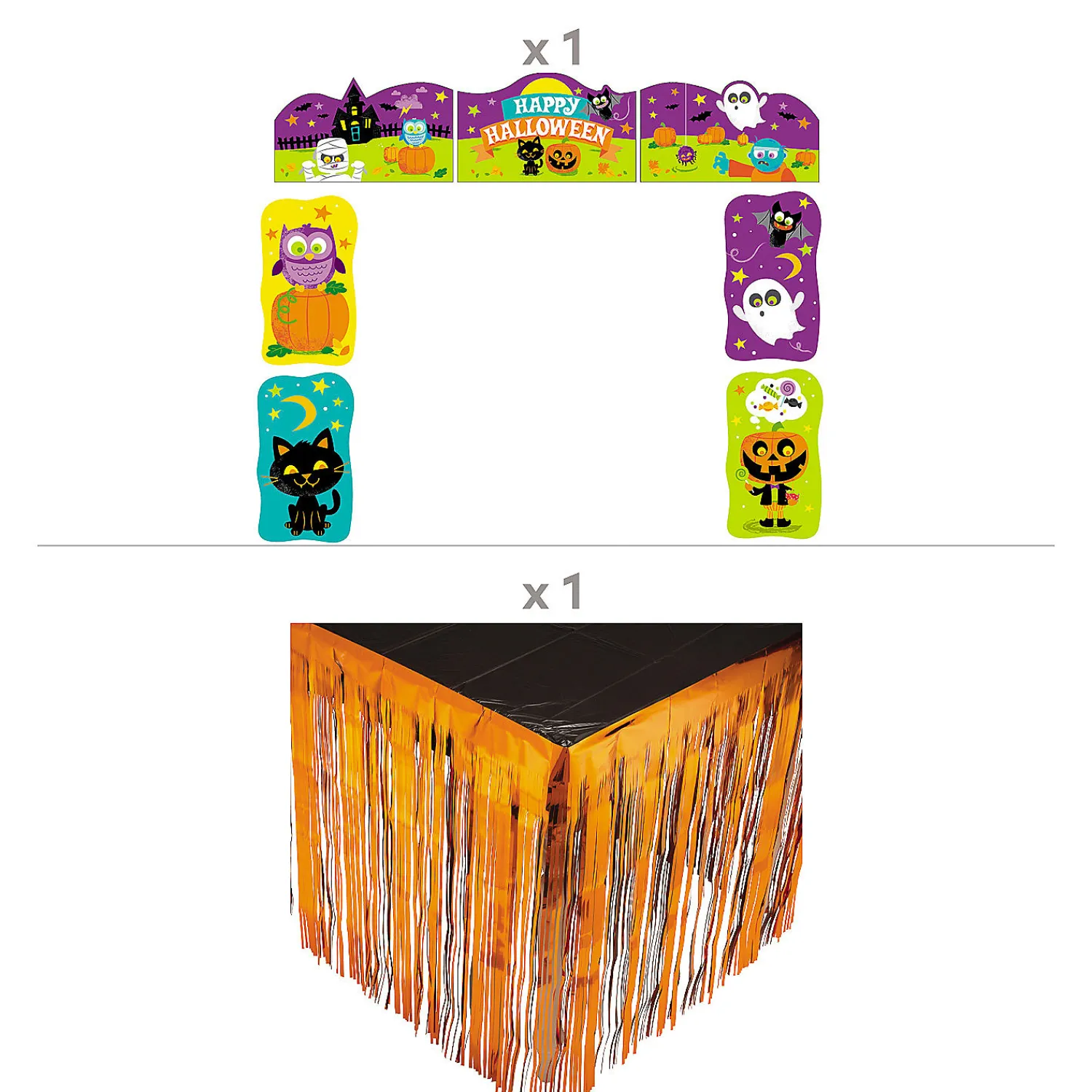 happy_halloween_trunkortr_3.webp Happy Halloween Trunk-Or-Treat Decorating Kit - 8 Pc.<Oriental Trading Shop