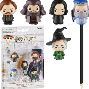 Oriental Trading Character Toys*Harry Potter Pencil Toppers 5Pk Rubeus Remus Severus Albus Minerva Pmi International