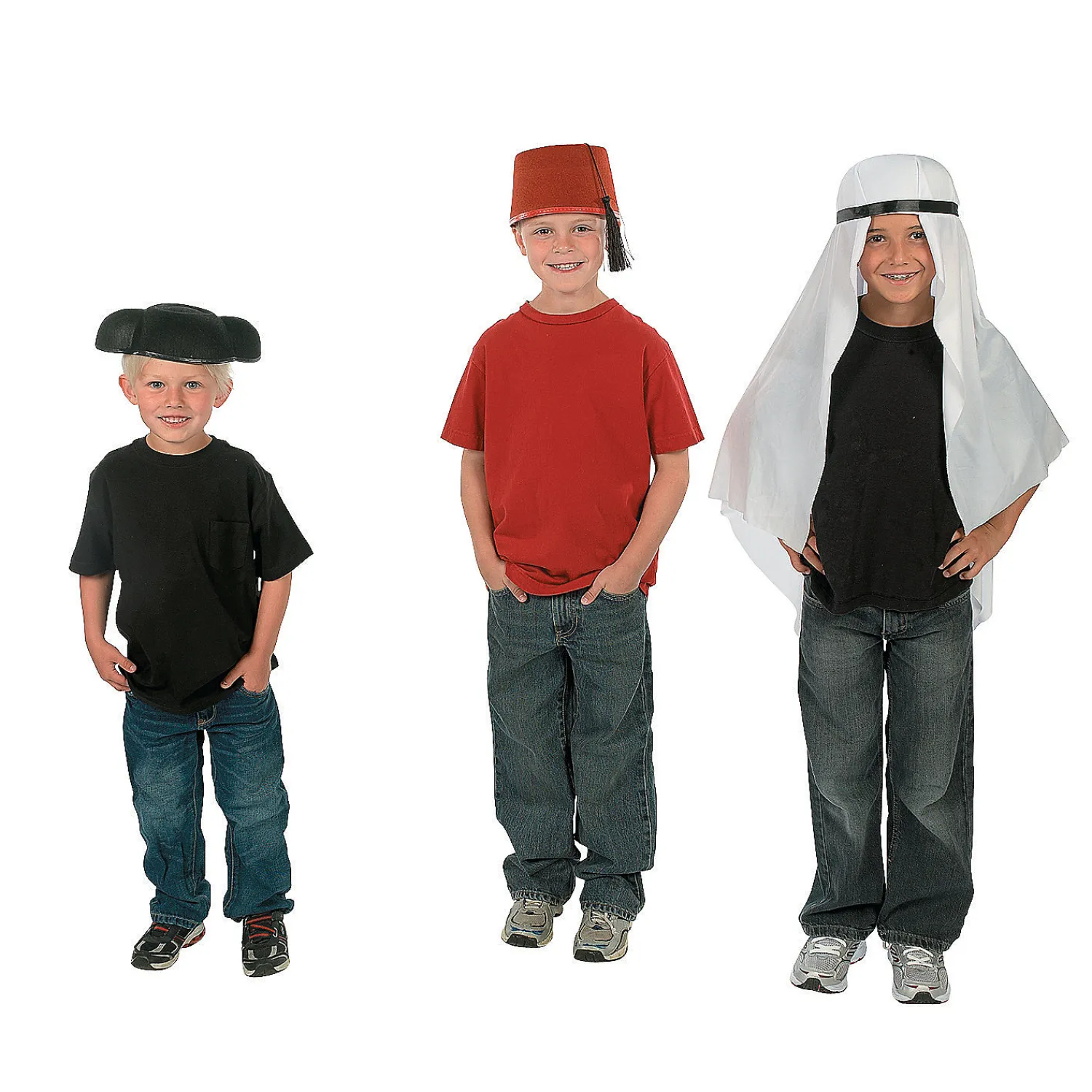 hats_around_the_world_ass_3.webp Oriental Trading Pretend Play*Hats Around The World Assortment - 11 Pc.