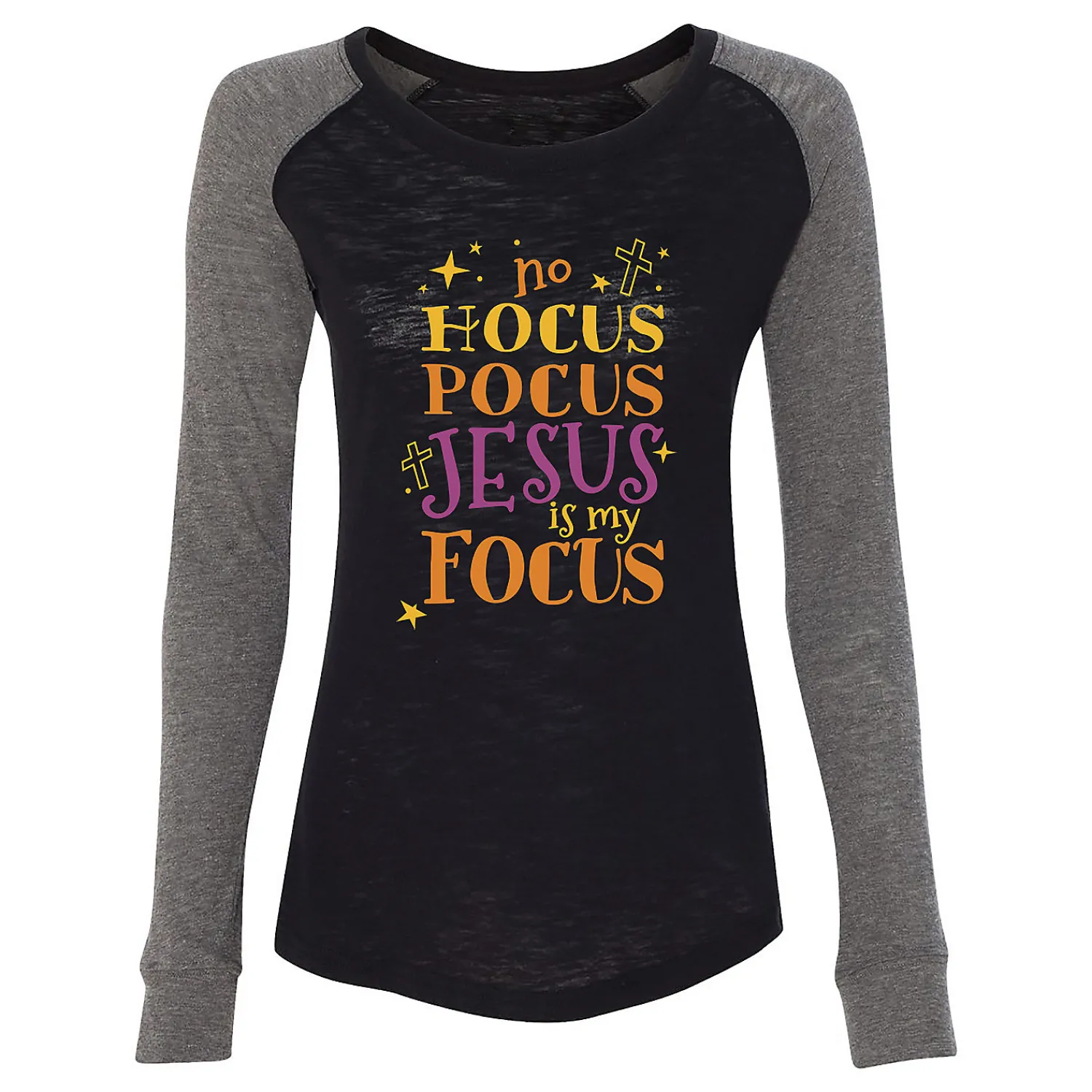 hocus_pocus_jesus_is_my_f_0-1.webp Hocus Pocus Jesus Is My Focus Women's T-Shirt<Oriental Trading Shop