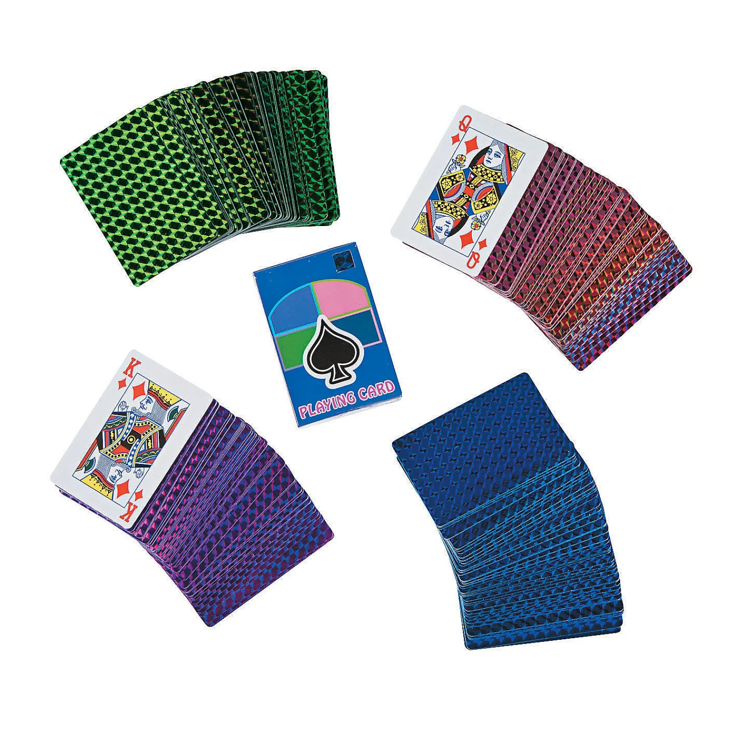 holographic_playing_cards_0.webp Oriental Trading Playing Cards*Holographic Playing Cards - 12 Pc.