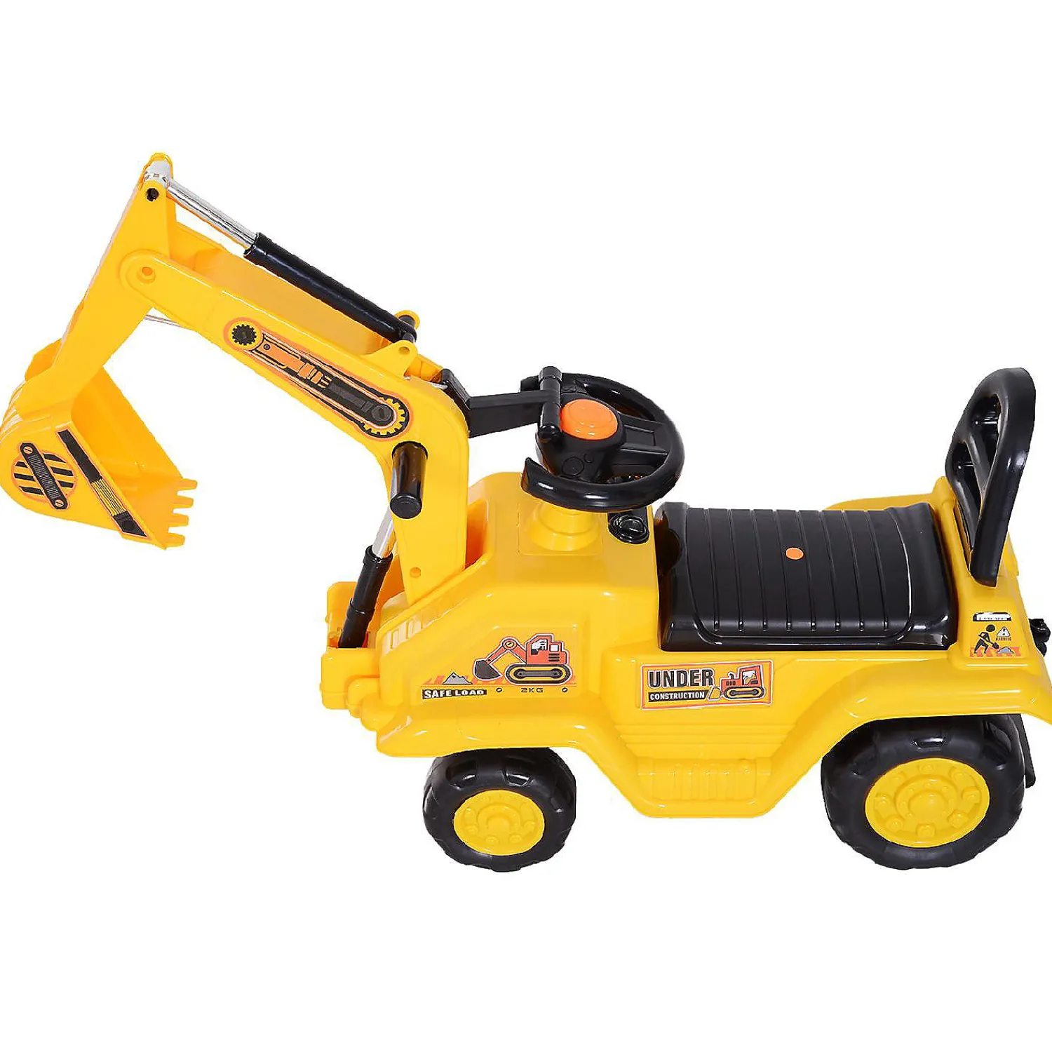 homcom_no_power__in__ride_1.webp Homcom No Power 3 In 1 Ride On Excavator Digger Construction Truck<Oriental Trading Cheap