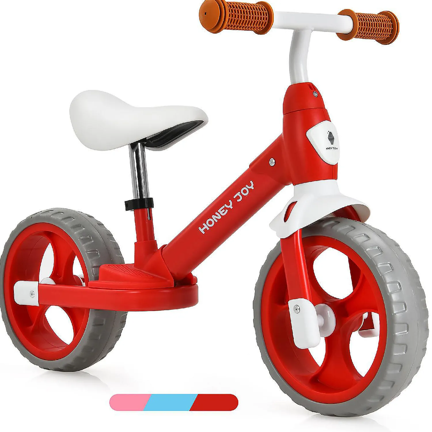 honey_joy_toddler_balance_0-1.webp Honey Joy Toddler Balance Bike W/ Feetrests For 2-5 Yr Red<Oriental Trading Clearance
