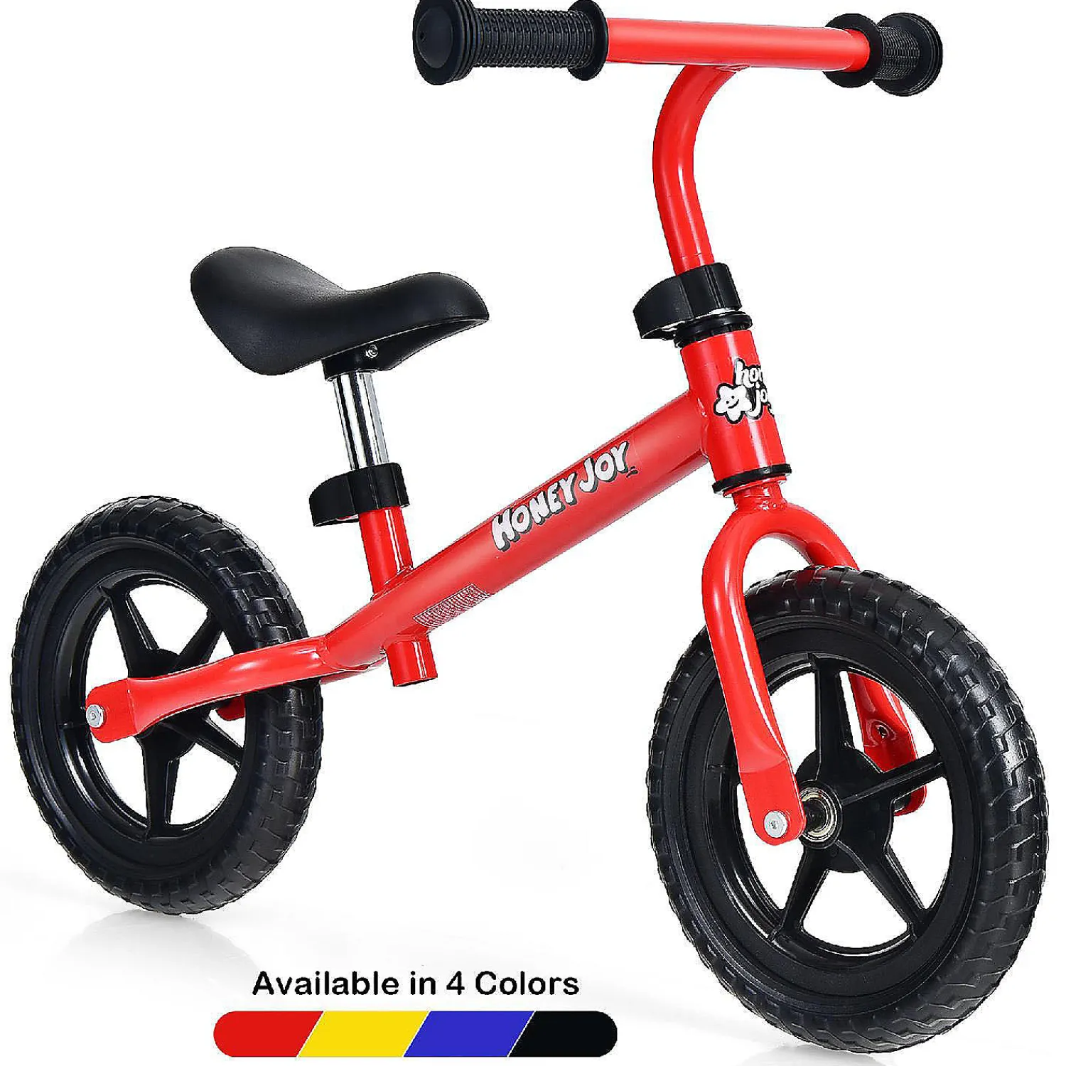 honeyjoy_balance_bike_no__0.webp Honeyjoy Balance Bike No Pedal W/ Adjustable Handlebar & Seat Red<Oriental Trading Best