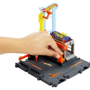 Oriental Trading Toy Cars*Hot Wheels City Downtown Repair Station Playset With 1 Car, Connects To Other Sets & Tracks