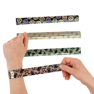 Iconic Halloween Slap Bracelets - 12 Pc.<Oriental Trading Discount