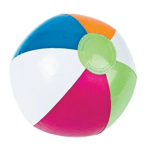 Inflatable 10" Bright Spring Medium Beach Balls - 12 Pc.<Oriental Trading Cheap