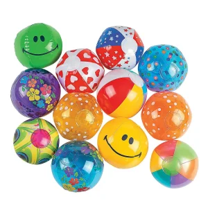 Oriental Trading Inflatable Toys*Inflatable 5" Mini Beach Ball Assortment - 25 Pc.