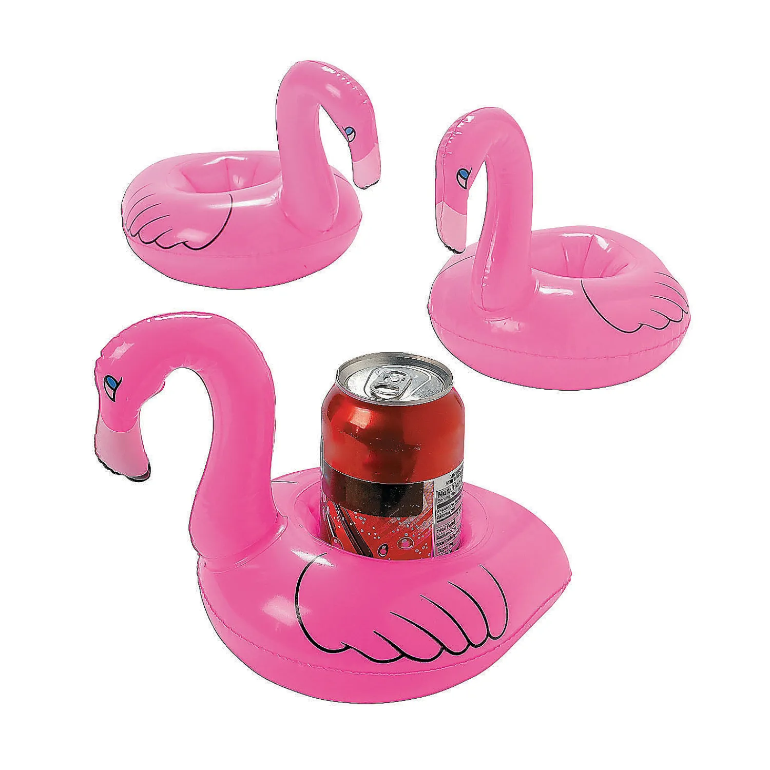 inflatable_flamingo_float_0.webp Oriental Trading Inflatable Toys*Inflatable Flamingo Floating Coasters - 12 Pc.