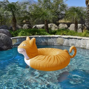 Inflatable Gofloats™ Meowzers Cat Tube Raft<Oriental Trading Shop