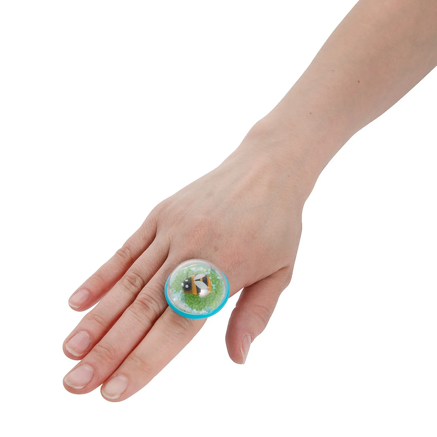 insect_snow_globe_ring_as_1.webp Oriental Trading Rings*Insect Snow Globe Ring Assortment - 12 Pc.