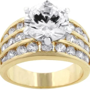 Oriental Trading Rings*J Goodin Classic Gold Engagement Ring Size 9