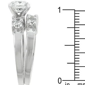Oriental Trading Rings*J Goodin Classic Wedding Set Size 8