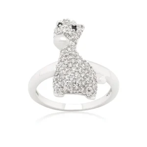Oriental Trading Rings*J Goodin Cubic Zirconia Giraffe Ring Size 6