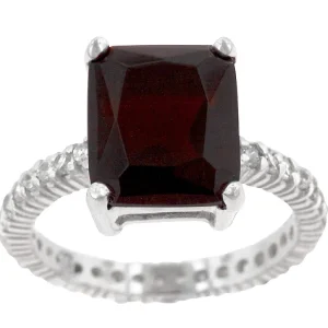 Oriental Trading Rings*J Goodin Radiant Cut Ruby Engagement Ring Size 9