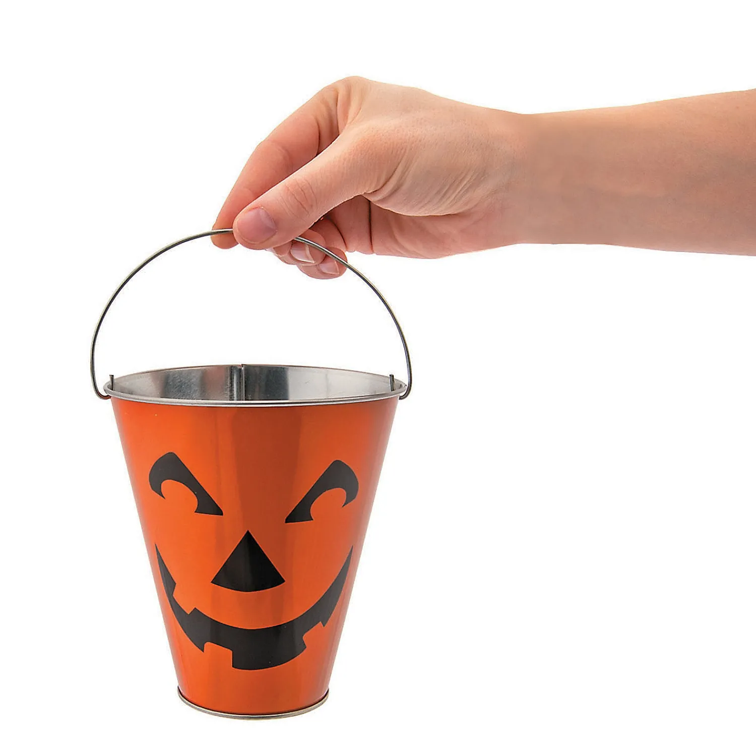 jackolantern_galvanized_p_1.webp Jack-O'-Lantern Galvanized Pails - 12 Pc.<Oriental Trading Cheap
