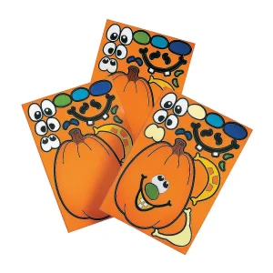 Jack-O'-Lantern Sticker Sheets - 12 Pc.<Oriental Trading Online