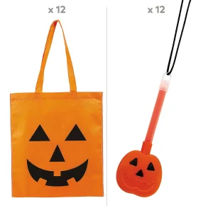 Jack-O'-Lantern Trick Or Treating Accessories Kit For 12<Oriental Trading Hot
