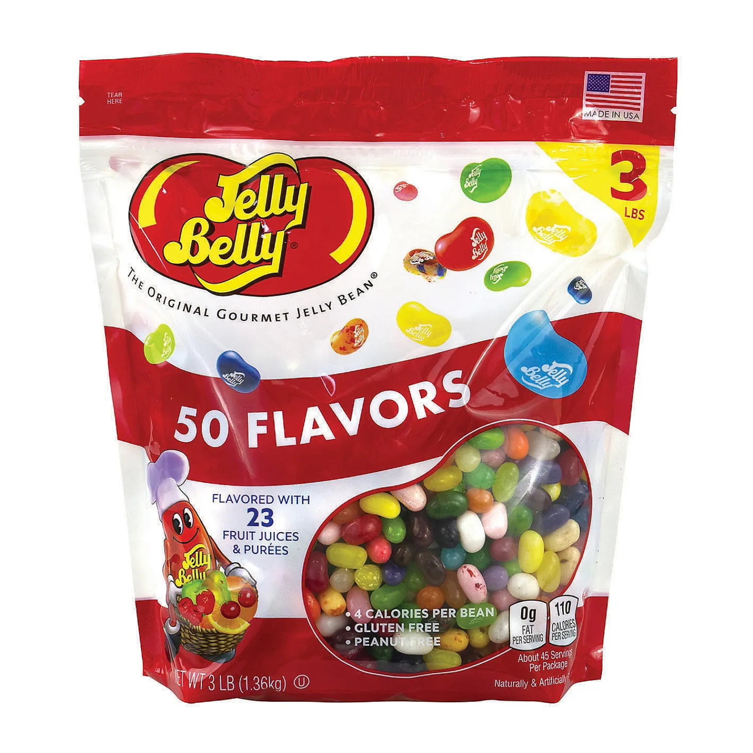 jelly_belly__flavors_jell_0.webp Jelly Belly 50 Flavors Jelly Beans Assortment, 3 Lb<Oriental Trading Clearance