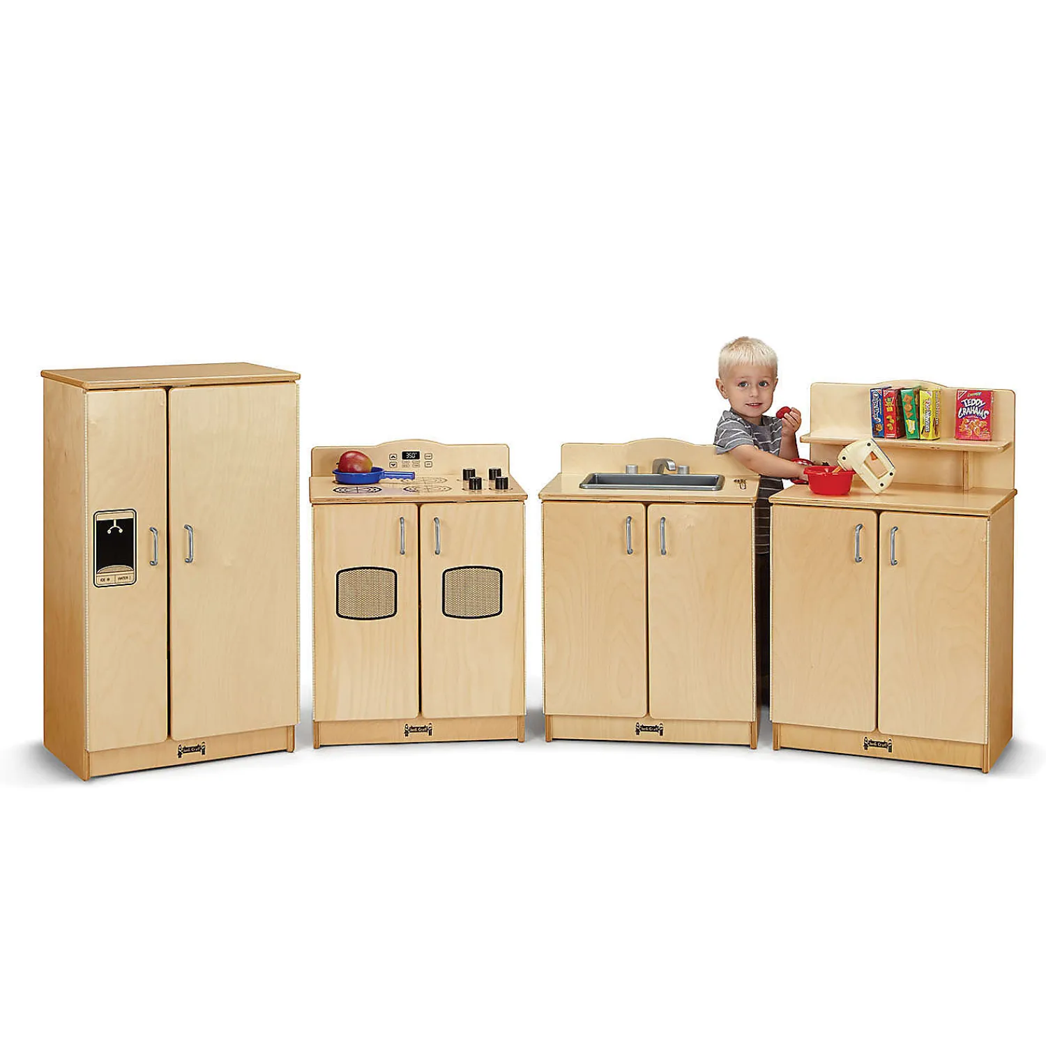 jonticraft_culinary_creat_2.webp Oriental Trading Play Sets*Jonti-Craft Culinary Creations Play Kitchen Refrigerator