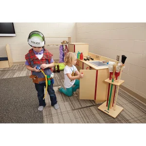Oriental Trading Play Sets*Jonti-Craft Housecleaning Set-N-Rack