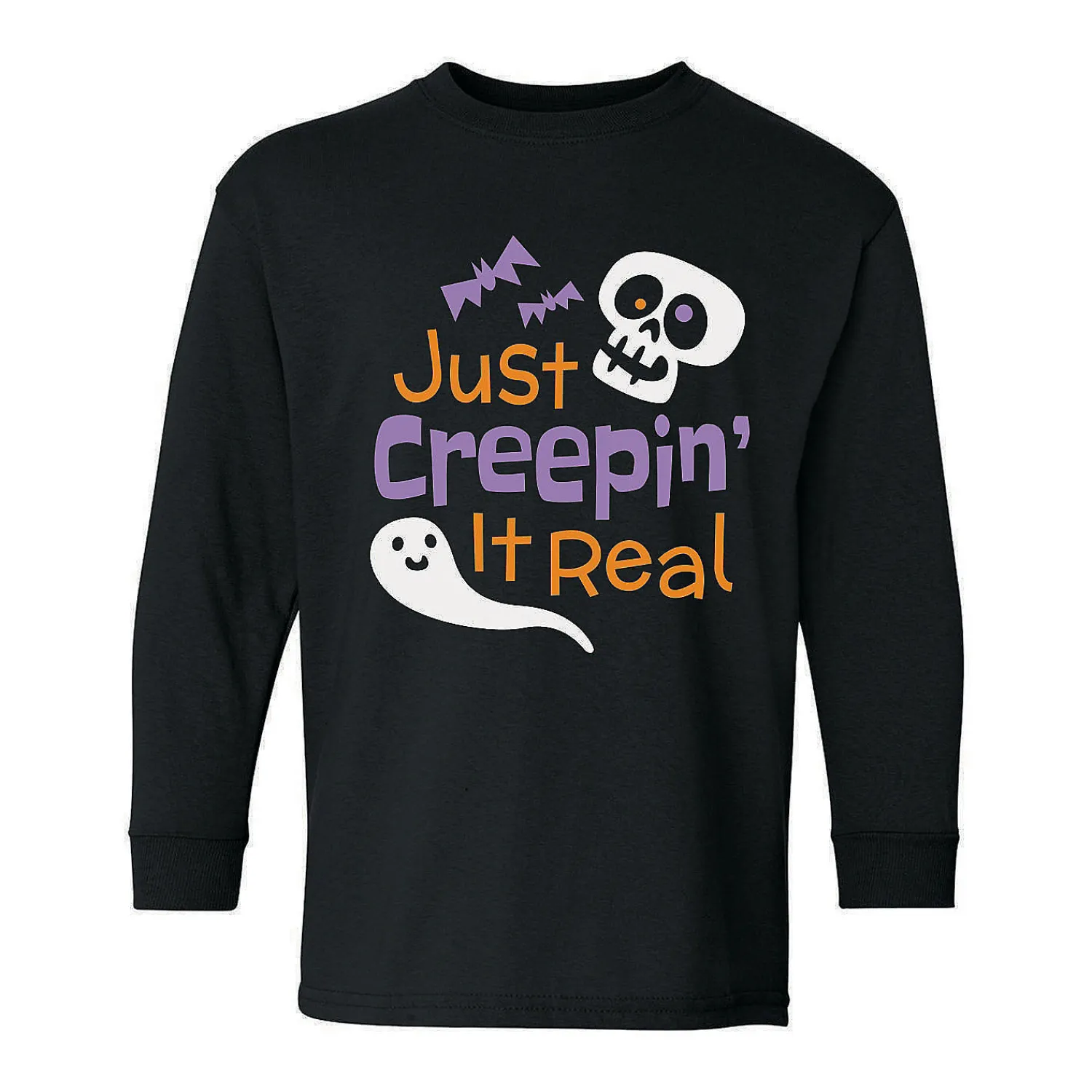 just_creepin_it_real_yout_0.webp Just Creepin' It Real Youth T-Shirt<Oriental Trading Cheap