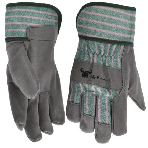 Oriental Trading Play Sets*Justforkids Synthetic Leather Kids Garden And Work Gloves, Medium