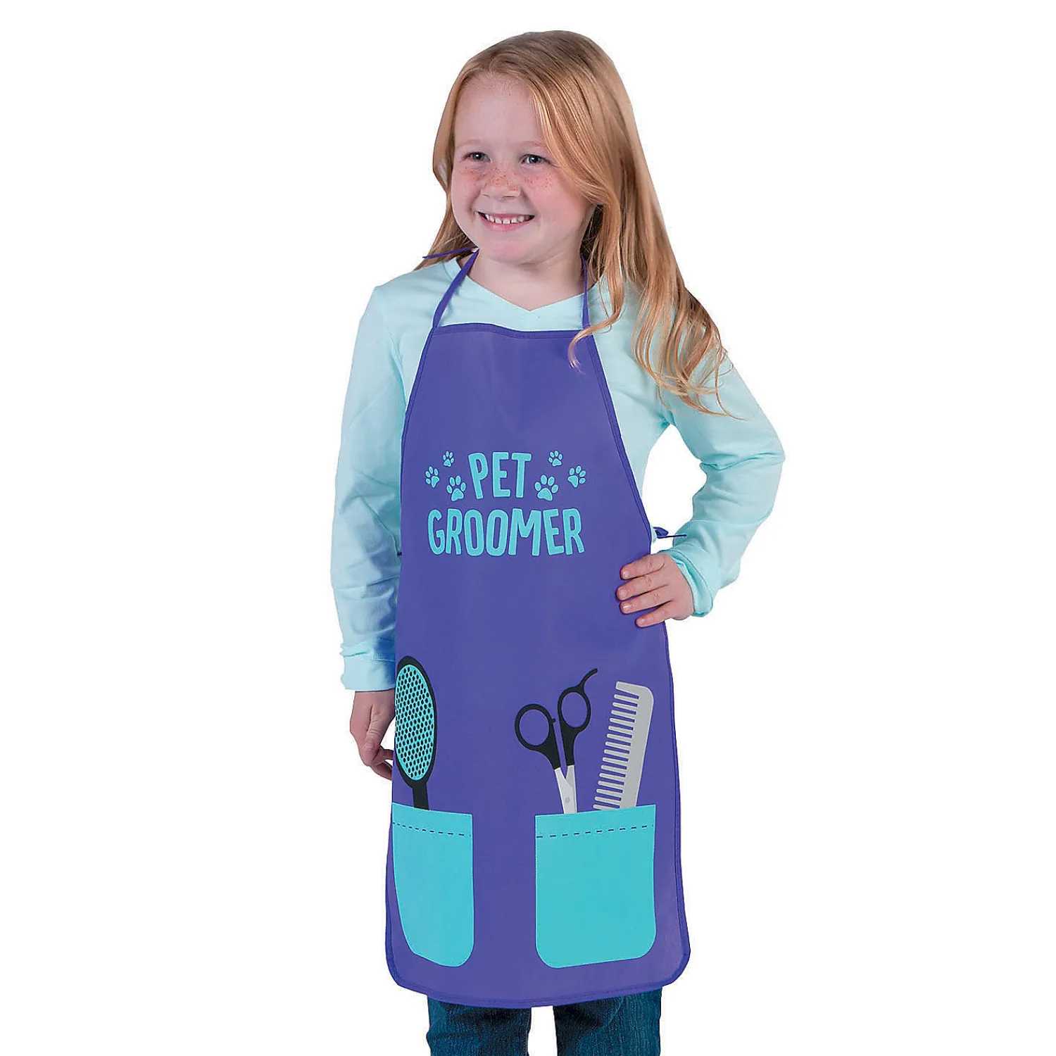 kids_career_printed_apron_1.webp Oriental Trading Pretend Play*Kid's Career Printed Aprons - 12 Pc.