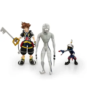 Oriental Trading Character Toys*Kingdom Hearts 2 Action Figures Collection Set Includes Sora, Dusk, & Soldier