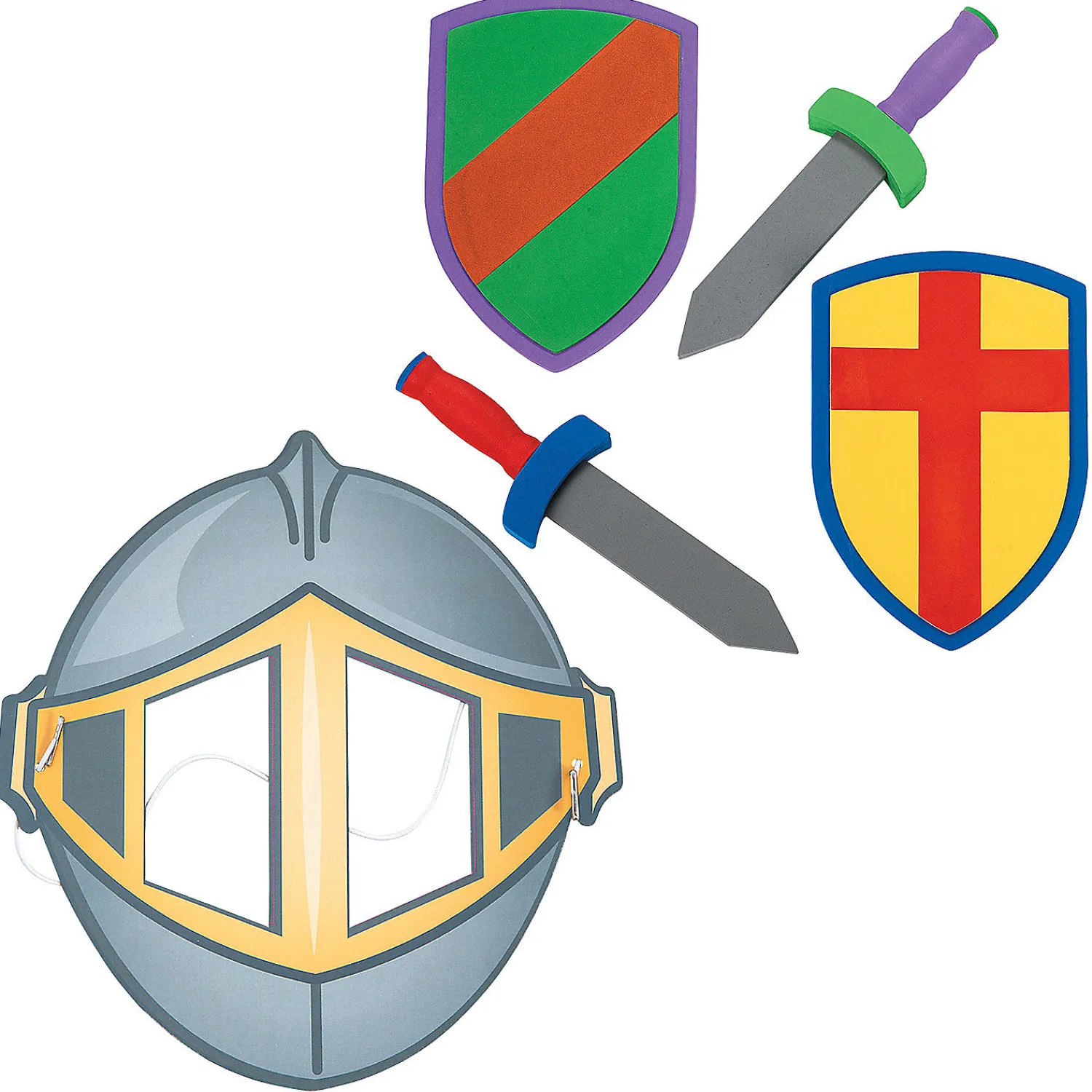 kingdom_vbs_knight_access_0.webp Oriental Trading Pretend Play*Kingdom Vbs Knight Accessory Kit For 12