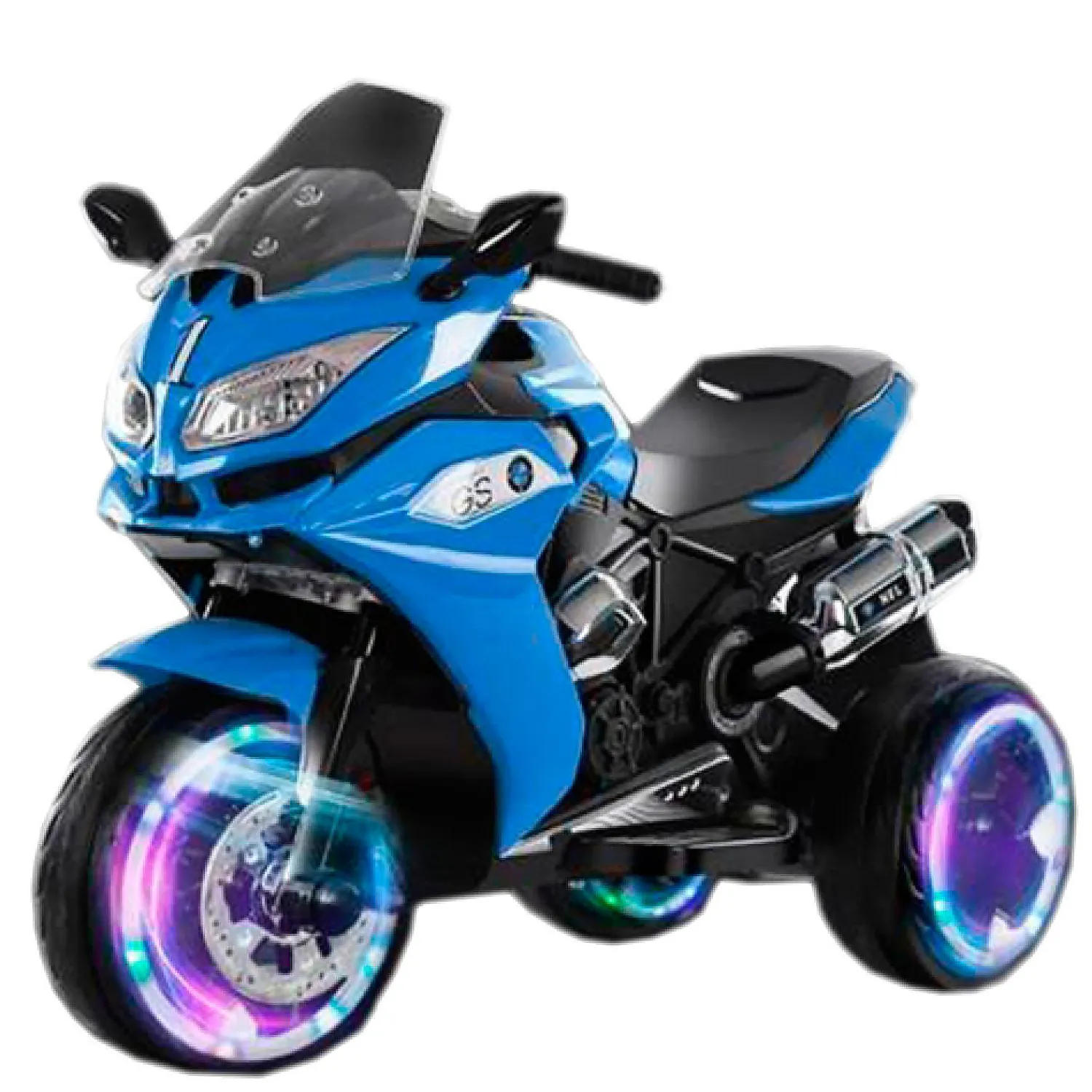kingtoys_blue_kids_ride_o_0.webp Kingtoys Blue Kids Ride On Electric Motorcycle Ages 3 To 8 Yrs<Oriental Trading Outlet