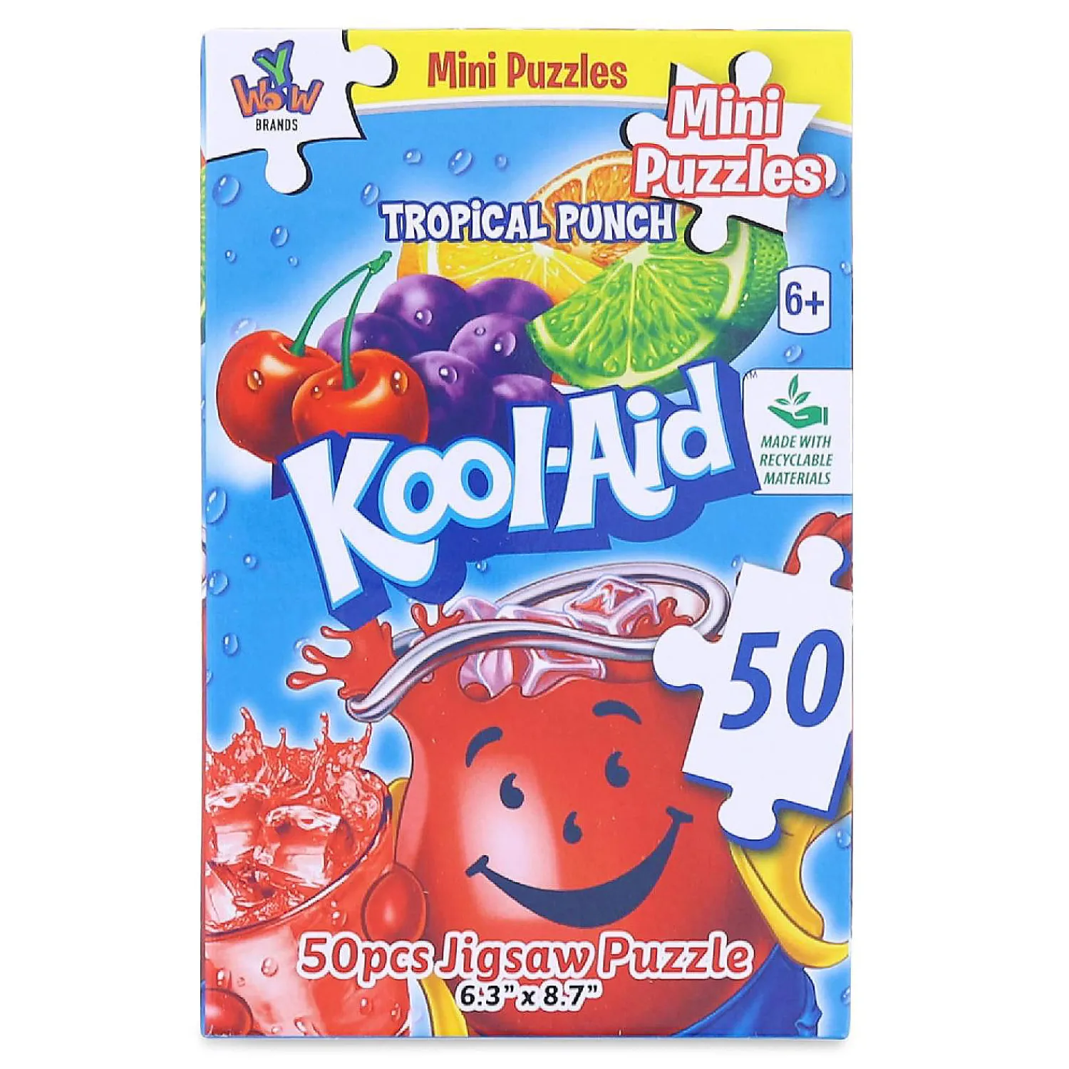 koolaid__piece_mini_jigsa_0.webp Oriental Trading Puzzles*Kool-Aid 50 Piece Mini Jigsaw Puzzle Tropical Punch