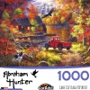 Oriental Trading Puzzles*Lake Cottage By Abraham Hunter 1000 Piece Jigsaw Puzzle