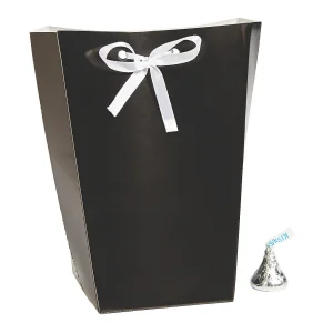 Large Black Favor Boxes With Ribbon - 24 Pc.<Oriental Trading Flash Sale